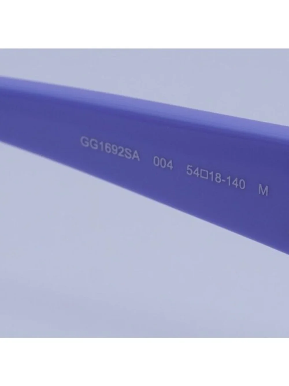 Gucci GG1692SA 004 Sunglasses Violet Square Frame, Violet Lenses